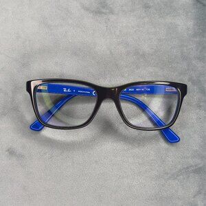 Ray-Ban RB1536 3600 Eyeglasses Black Blue Square Full Rim Frame 48-16-130